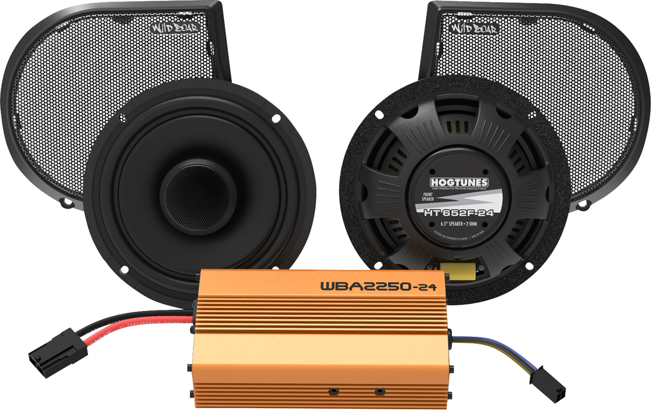 Wild Boar 500W Front Amplifier & Speaker Kit for 2024-2026 Harley Street Glide