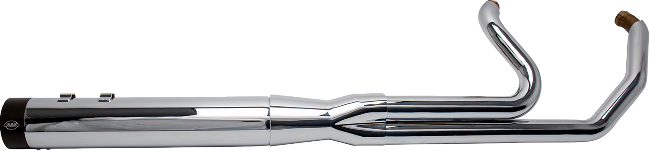 S&S Sidewinder Chrome 2-1 Exhaust System fits 2007-2016 Harley Touring FLHT FLTR