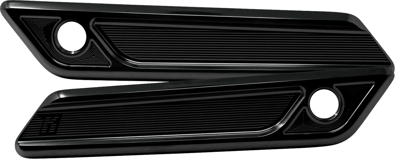 Kodlin Gloss Black Slant Saddlebag Latch Covers fits 2023-2025 Harley Touring
