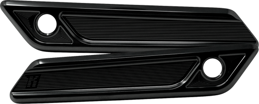 Kodlin Gloss Black Slant Saddlebag Latch Covers fits 2023-2025 Harley Touring