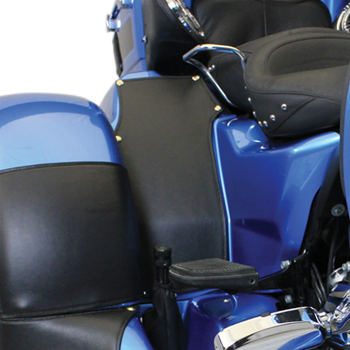Motor Trike Black Vinyl Inner Fender Bras 2009-2024 Harley Tri Glide FLHTCUTG