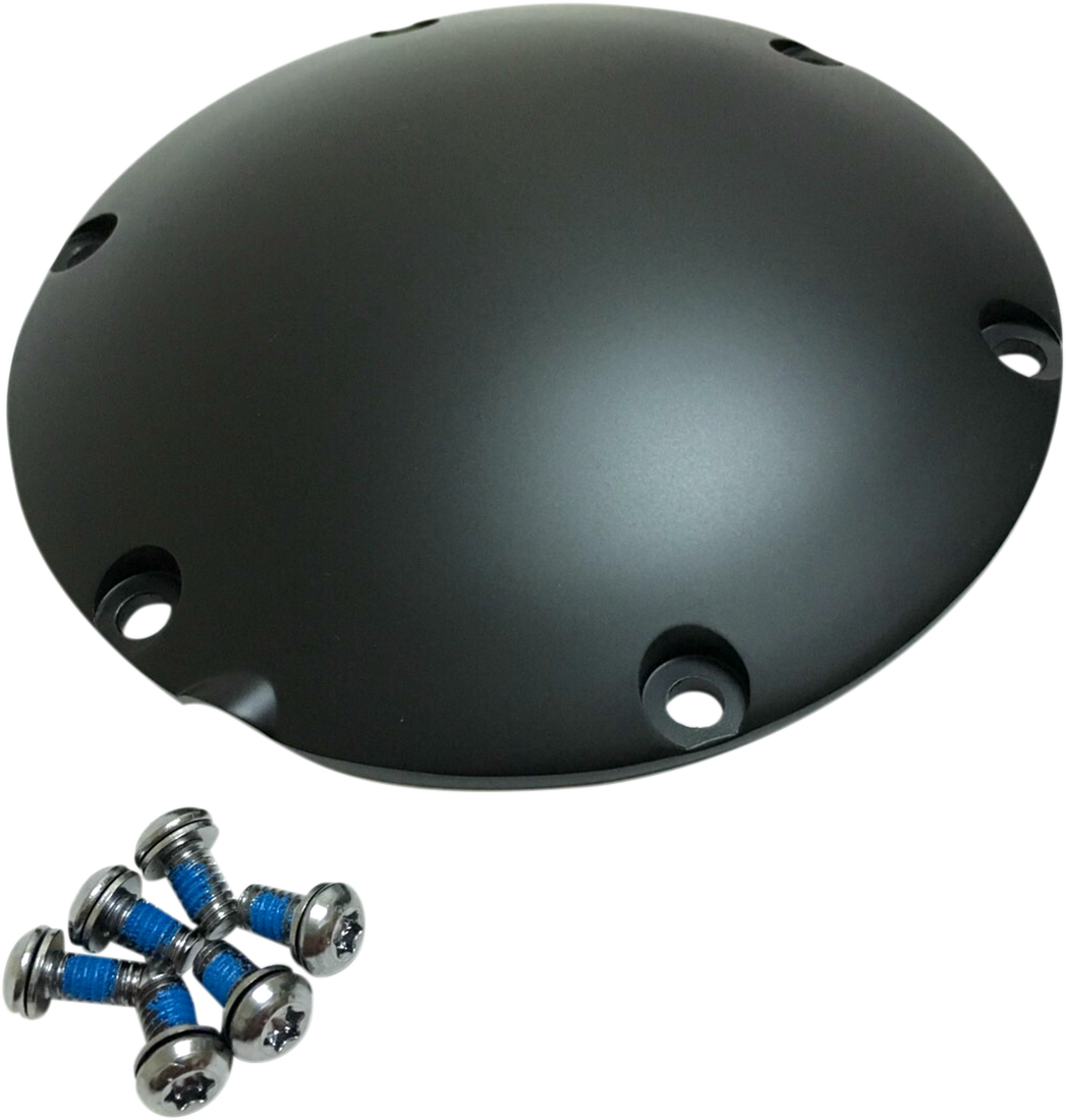 Drag Specialties Black 6 Hole Derby Cover 2004-2022 Harley Davidson Sportster