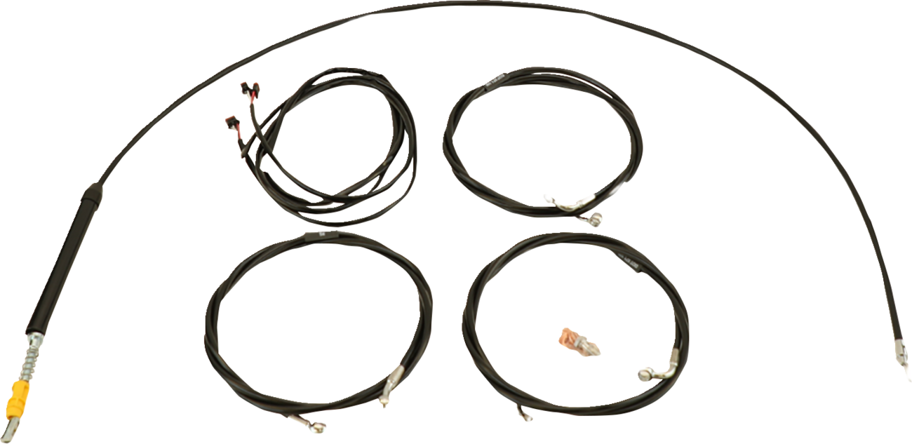 La Choppers Complete 15"-17" Handlebar Cable Kit for 2023-2026 Harley Touring