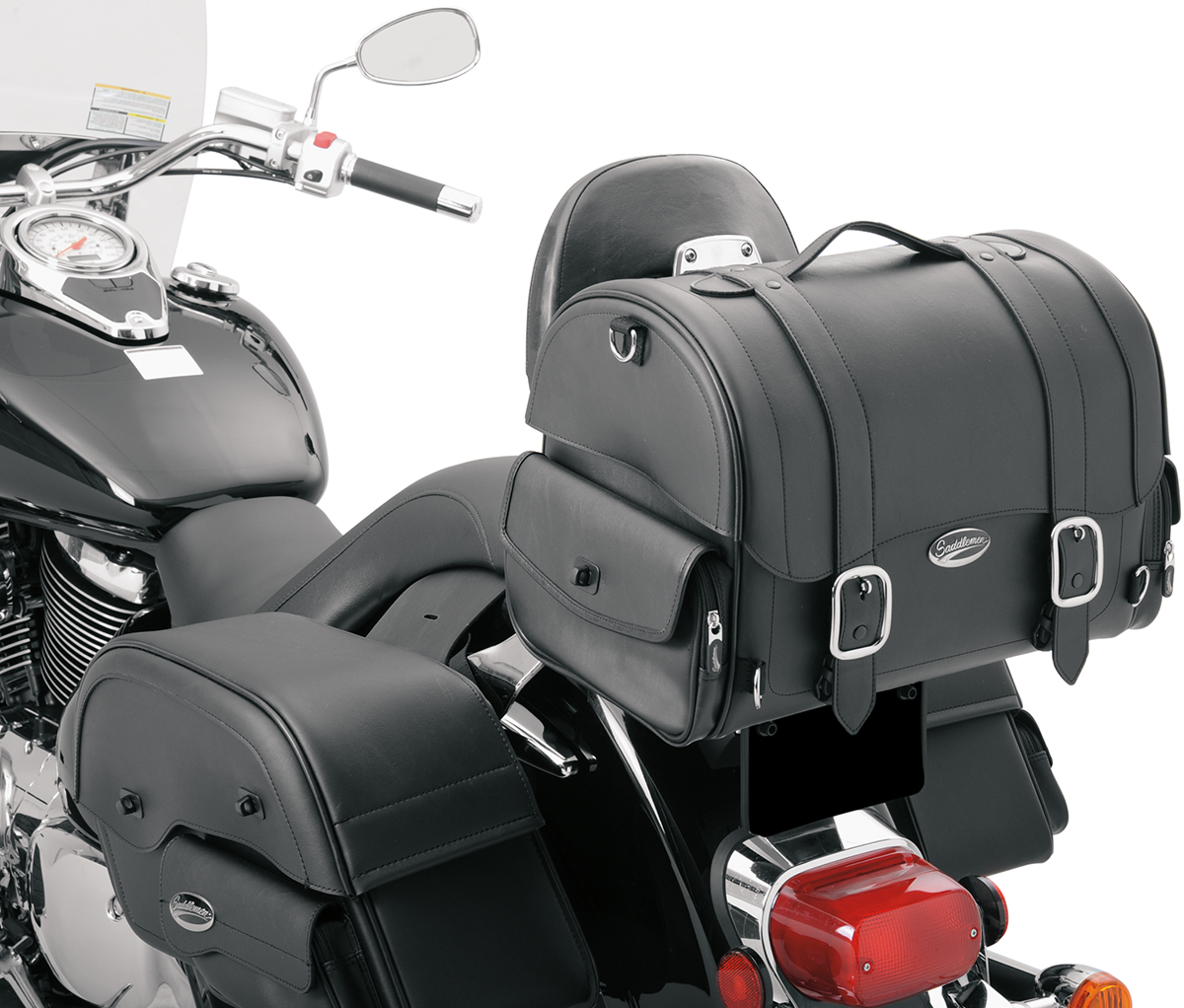 Saddlemen Drifter Express Motorcycle Sissy Bar Luggage Bag for Harley Davidson