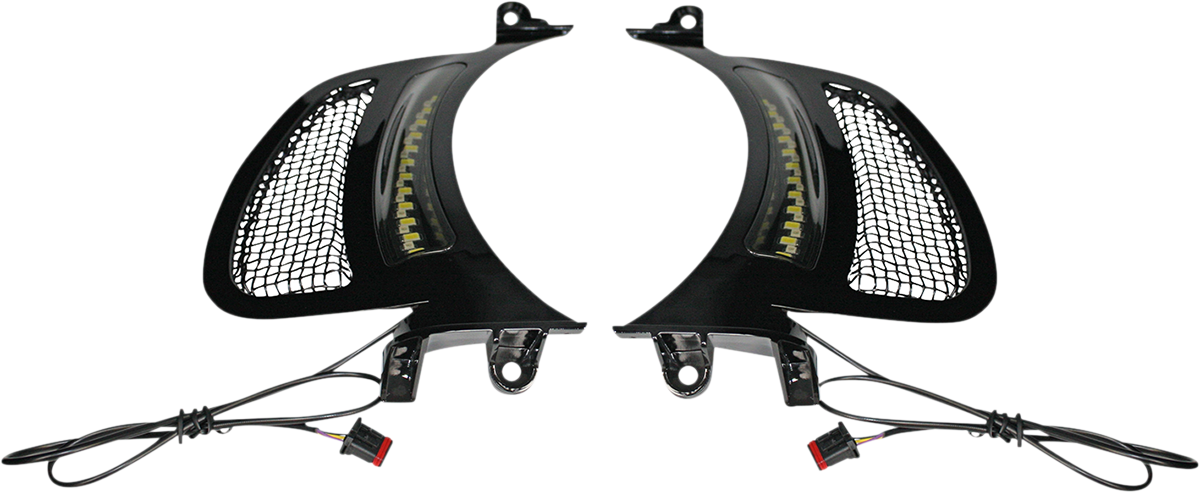 Custom Dynamics Genesis Front Fairing Vent Inserts 2015-2024 Harley Road Glide