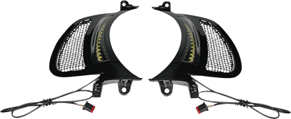 Custom Dynamics Genesis Front Fairing Vent Inserts 2015-2024 Harley Road Glide