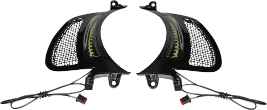 Custom Dynamics Genesis Front Fairing Vent Inserts 2015-2024 Harley Road Glide