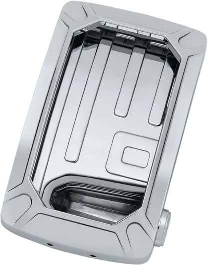 Kuryakyn 3191 Chrome Nova LED Vertical Side Mount Universal License Plate Holder