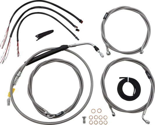 La Choppers 18"-20" Ape Hanger Complete Cable Kit 2021-2023 Harley Road Glide