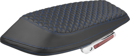 Saddlemen Blue Dragon Scale Saddlebag Lid Covers for 2023-2026 Harley Touring