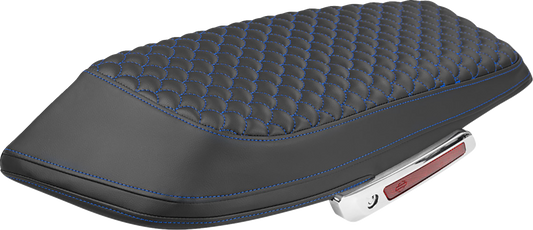 Saddlemen Blue Dragon Scale Saddlebag Lid Covers for 2023-2026 Harley Touring
