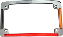 Custom Dynamics All-In-One Chrome License Plate Frame for 2026 Harley Touring