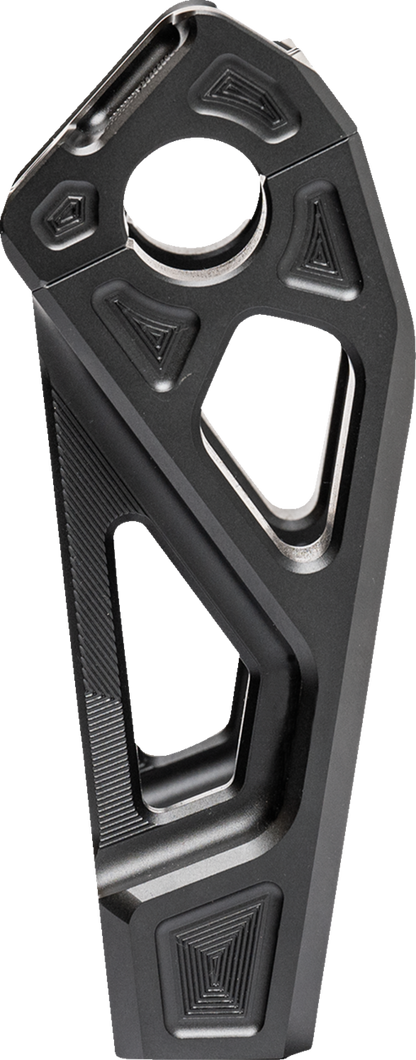 Kodlin Fastback Black 6" Straight Motorcycle Handlebar Risers for Harley K55129