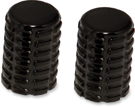 Pro Pad Black Grenade 2 Point Docking Station Covers for Harley Davidson