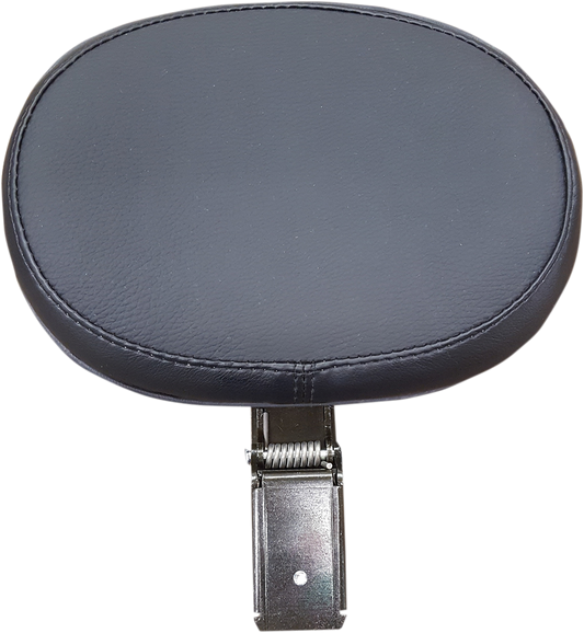 Danny Gray Solo seat Bigseat Plain Black 8x10 Vinyl Large Motorcycle Backrest