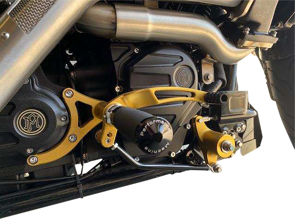 Performance Machine Gold Mid Control Kit fits 2017-2021 Harley Touring FLHX FLHR