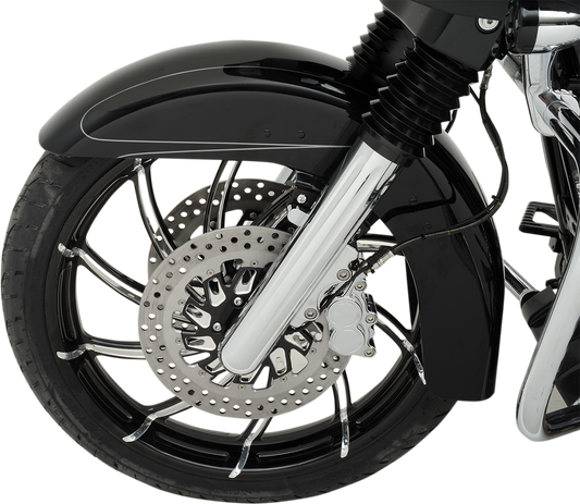 Performance Machine  Supra ABS 21" Dual Disc Front Wheel 14-20 Harley Touring