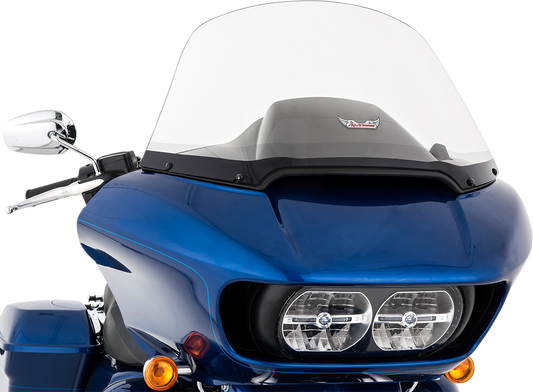Slipstreamer 130 Series 16" Clear Motorcycle Windshield 15-22 Harley Road Glide