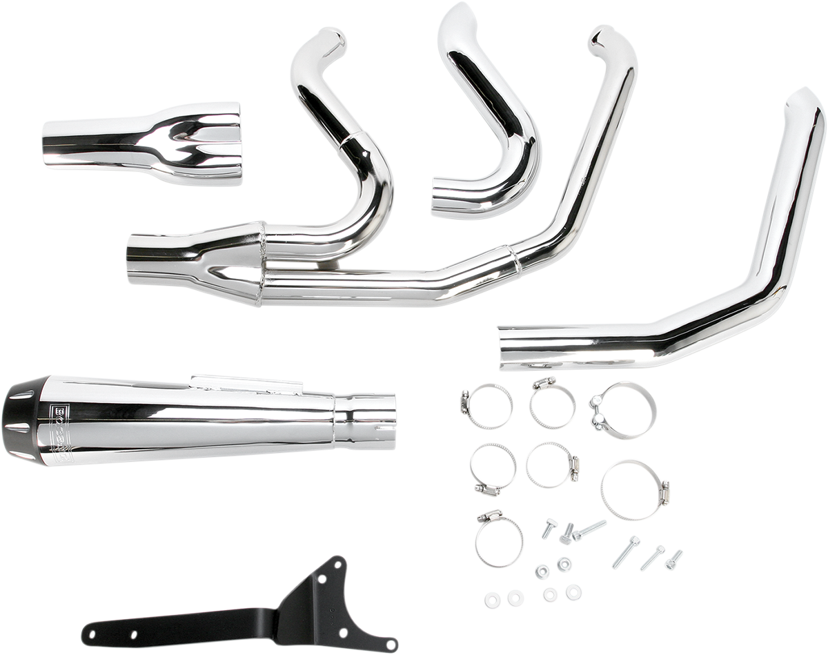 Bassani Road Rage 2-1 Chrome Motorcycle Exhaust 1987-00 Harley Davidson FXR FXRS