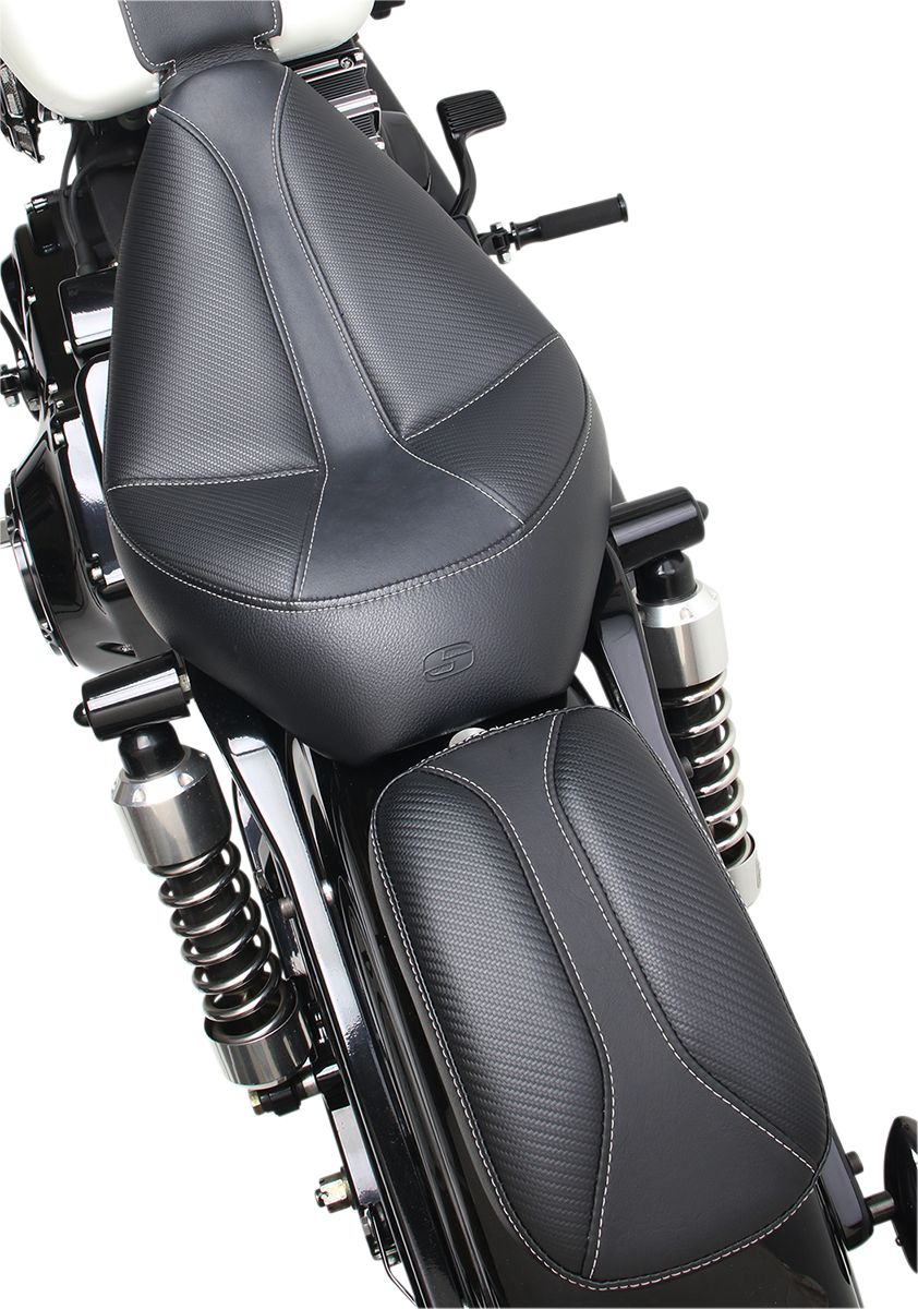 Saddlemen Dominator 6" Detachable Rear Pillion Pad Seat for Harley Davidson