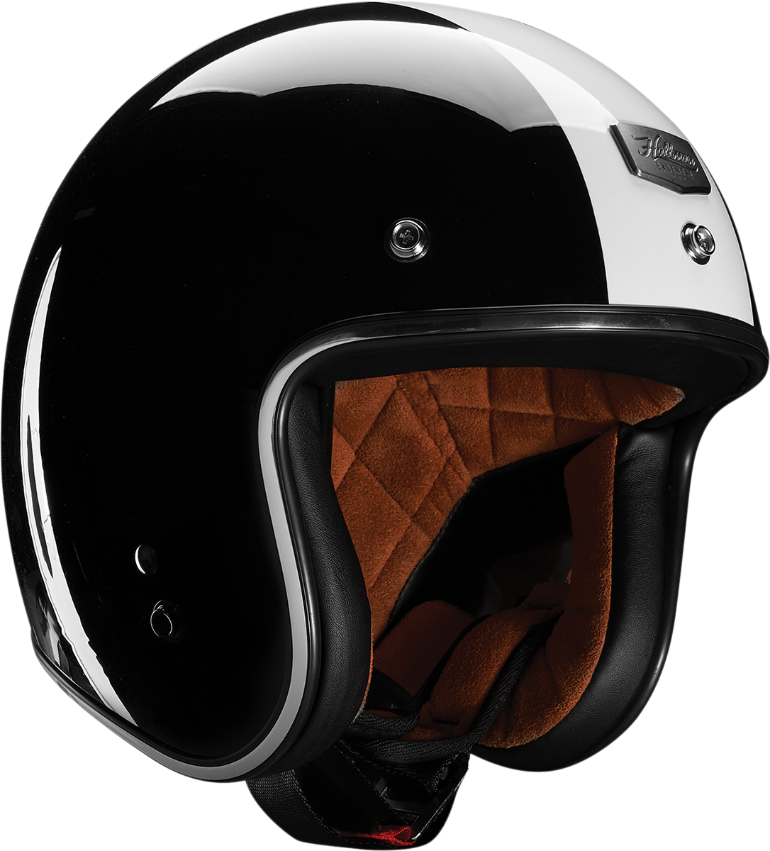 Thor Hallman Mccoy Open Face Black White Motorcycle Riding Street Helmet