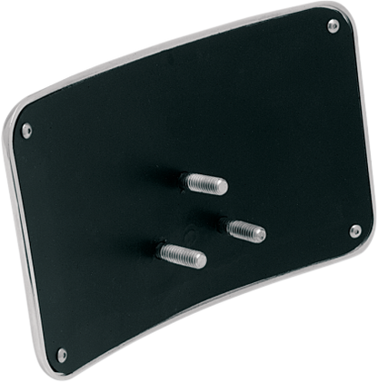 Drag Specialties Chrome 3 Hole Small Radius License Plate Frame for Harley