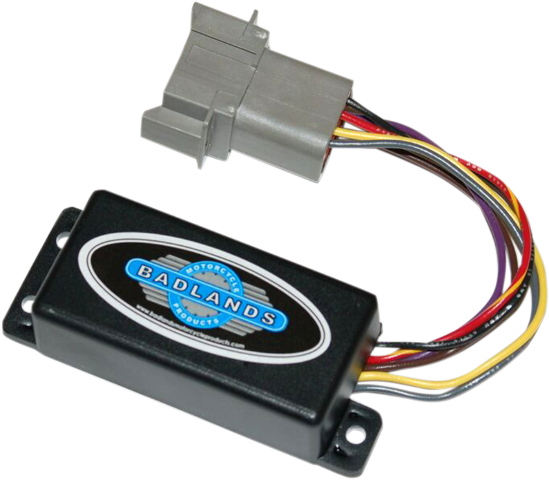 Badlands 12V 8 Pin Motorcycle Turn Signal Canceler for 94-03 Harley Dyna Touring