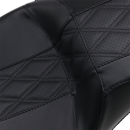 Le Pera Outcast GT Diamond Stitch Seat fits 2008-2024 Harley Touring LK-997GT2