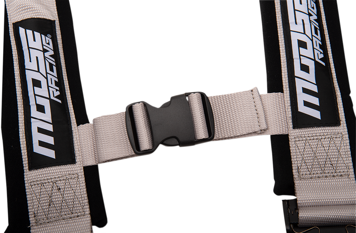 Moose Utility UTV Gray 4 Point Seat belt Harness Restraint Safety System