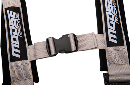 Moose Utility UTV Gray 4 Point Seat belt Harness Restraint Safety System