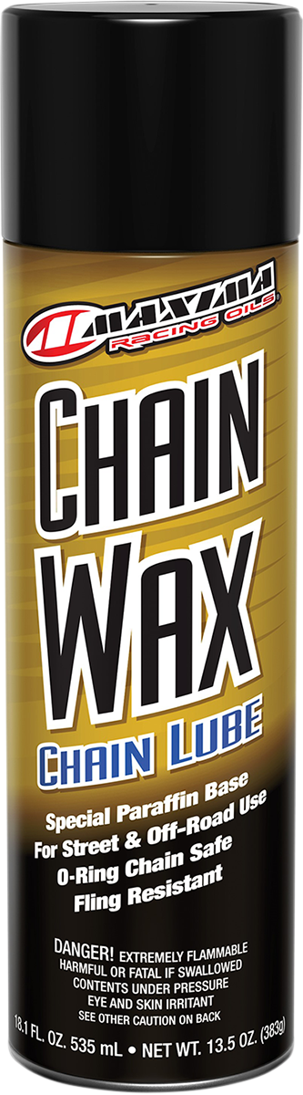Maxima 13.5oz Aerosol Spray Can Motorcycle Offroad Chain Wax Mineral Lubricant