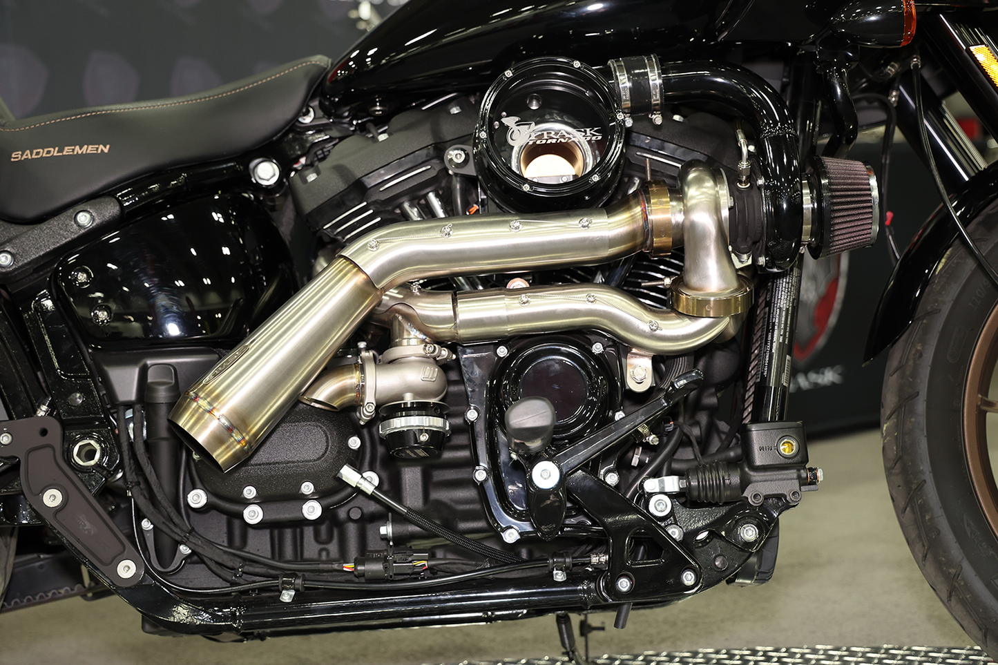 Trask  Brushed Tornado Turbo Performance Kit for 2017-2023 Harley Davidson M8