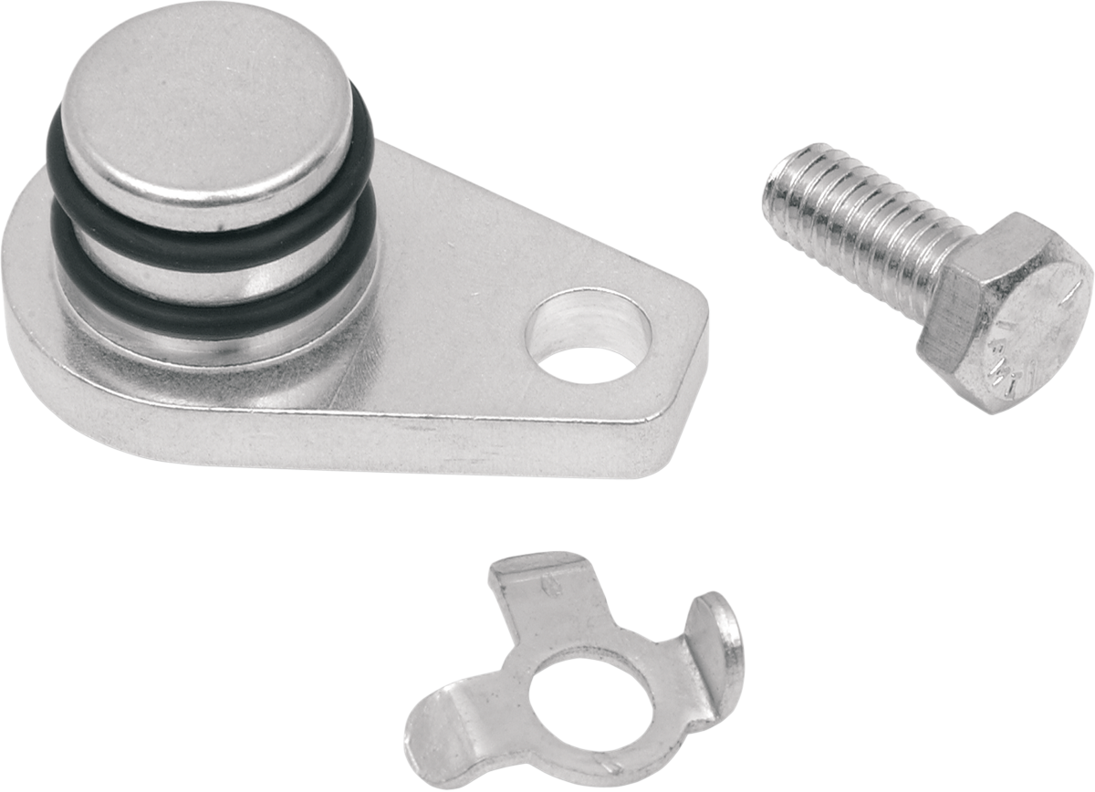 Alloy Art Anodized Shifter Shaft Inner Primary Plug for Harley Davidson FXR FXD