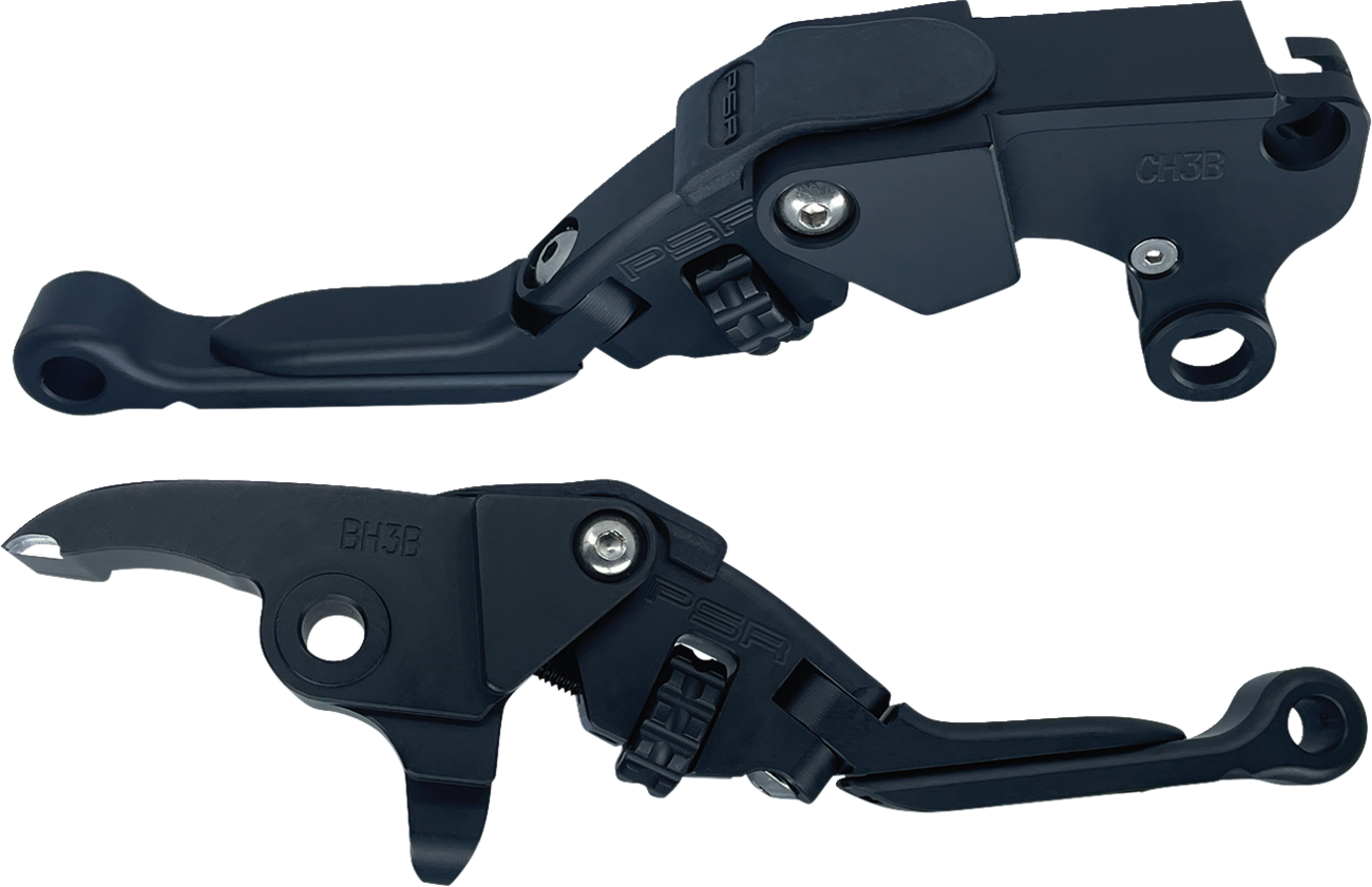 PSR Anthem Pro Black Adjustable Clutch Brake Lever Set 2023-2025 Harley Touring