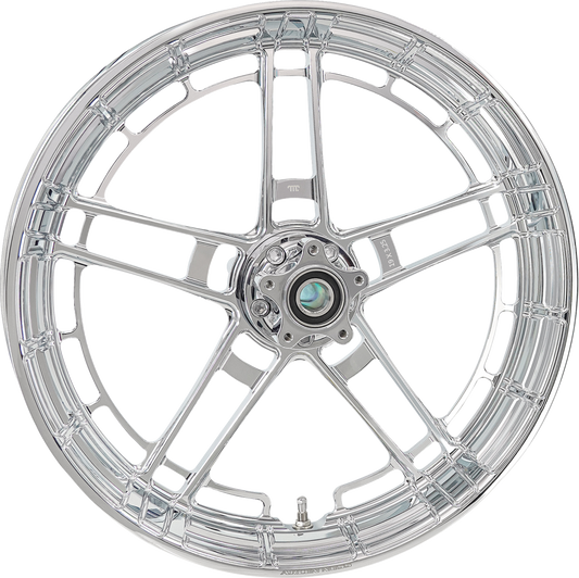 Arlen Ness Flatline Chrome 19"x3.25" Front Motorcycle Wheel for Harley Davidson