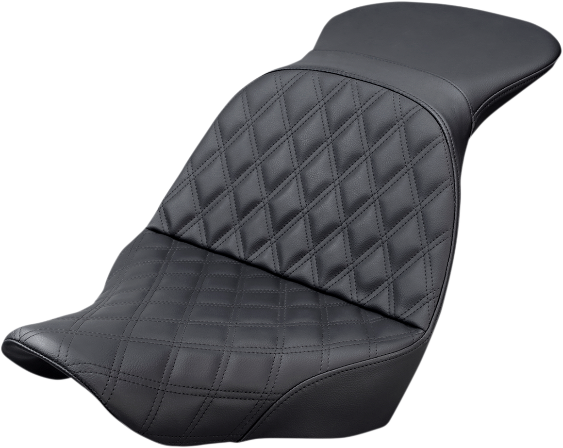 Saddlemen Explorer Touring Lattice Stitch Seat 2018-25 Harley Softail FXLR FLSB