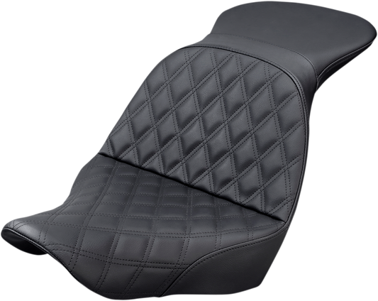 Saddlemen Explorer Touring Lattice Stitch Seat 2018-25 Harley Softail FXLR FLSB