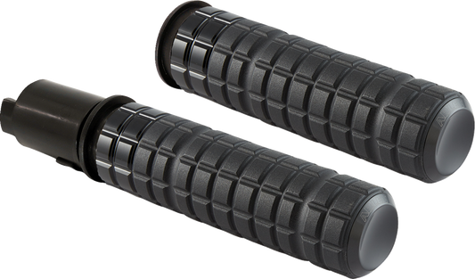 Arlen Ness Speedliner Black TBW Handlebar Hand Grips for 2023-24 Harley Touring