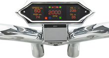 Dakota Digital MLX 9000 Chrome Universal Motorcycle Spike Speedometer Harley
