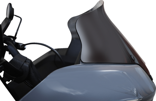 Klock Werks Flare 6" Dark Smoke Windshield for 2022-2024 Harley Low Rider ST