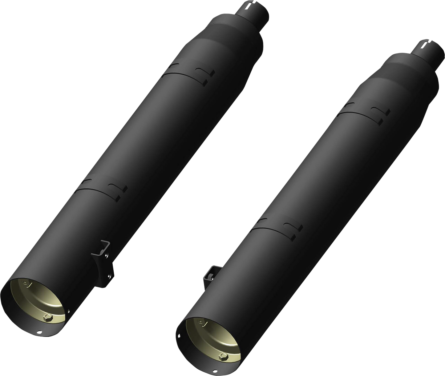Khrome Werks 4.5" War Hammer Black Mufflers 2014-2024 Indian Challenger Pursuit