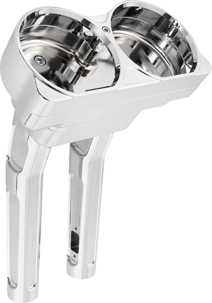 Arlen Ness Method 10" Chrome Kickback Handlebar Riser for 2015-2025 Road Glide