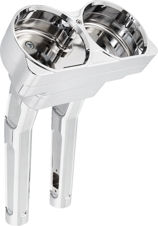 Arlen Ness Method 10" Chrome Kickback Handlebar Riser for 2015-2025 Road Glide