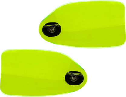 Klock Werks Flare Green Ice Hand Guards for 2002-2025 Harley Hydraulic Clutch