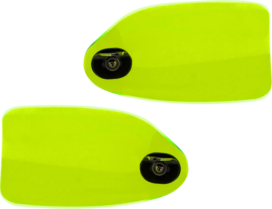 Klock Werks Flare Green Ice Hand Guards for 2002-2025 Harley Hydraulic Clutch