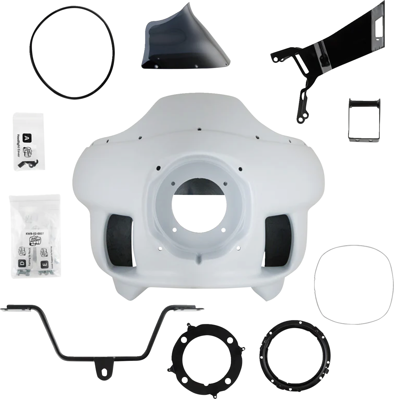 Klock Werks FXRP Style Fiberglass Front Fairing Kit for 2022-2024 Indian Chief