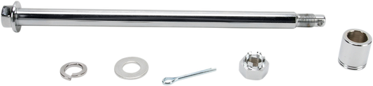 Drag Specialties Chrome 3/4" Rear Axle Kit 1986-1999 Harley Softail FLST FXST