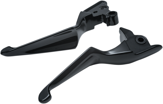 Kuryakyn Boss Blade Black Handlebar Lever Set 2008-2013 Harley Touring FLHR FLHX
