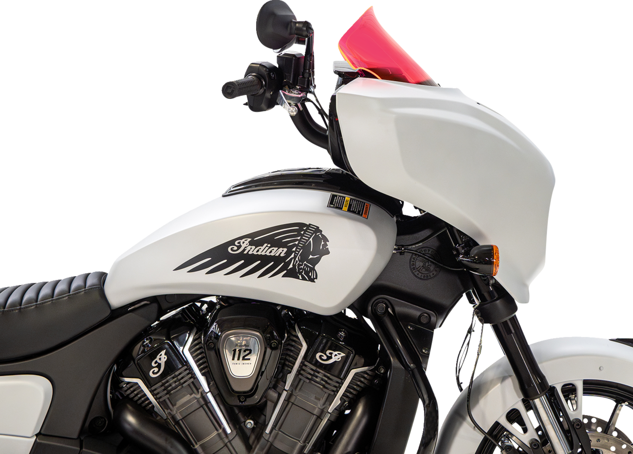 Klock Werks 9" Pink Ice Flare Windshield fits 2025-2026 Indian Powerplus Models