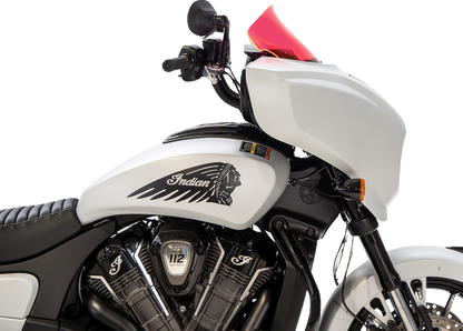 Klock Werks 9" Pink Ice Flare Windshield fits 2025-2026 Indian Powerplus Models